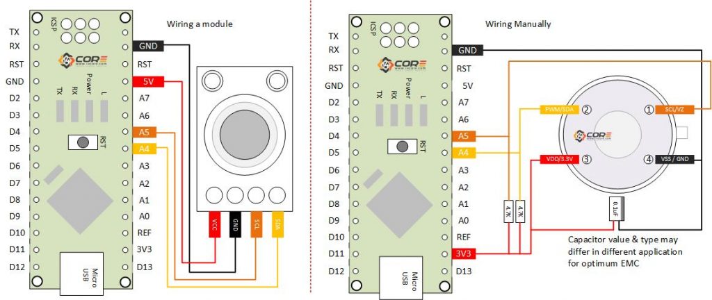 Wiring the MLX90614 Infrared Contactless Temperature ... wiring diagram for serial port 