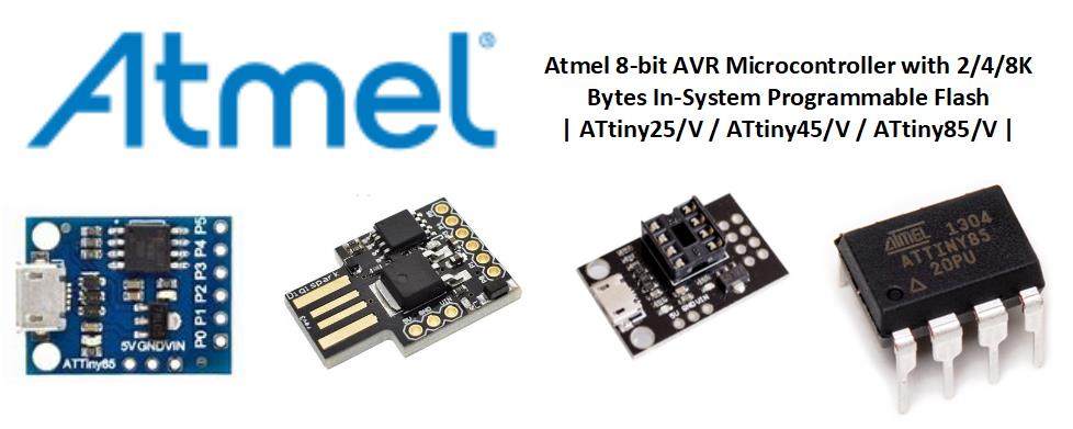 ATTiny85-20PU 8-bit ATMEL Microcontroller