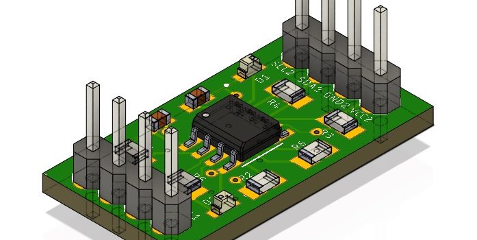 Wiring the Texas Instruments ISO1540 / ISO1541 Low-Power Bidirectional i2C Interface Isolator