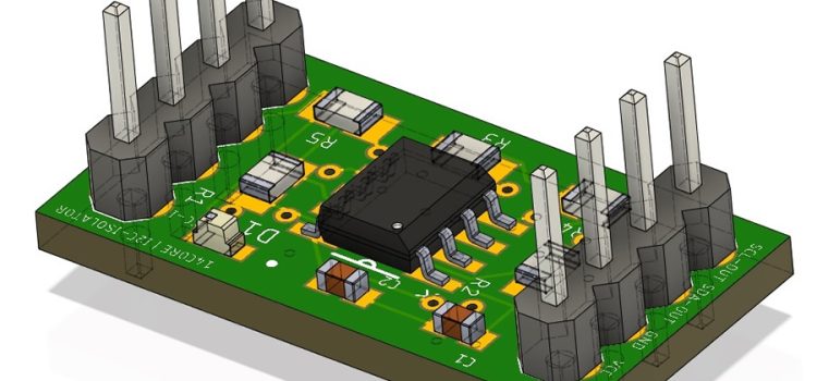 Wiring the Analog Devices ADuM1250/ADuM1251 Swappable Dual i2C Isolator with LTC2946