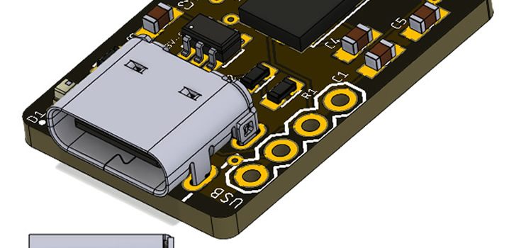 14CORE USB TYPE-C CH330N – Switchable 5v or 3.3v USB-TYPE C to Serial Converter