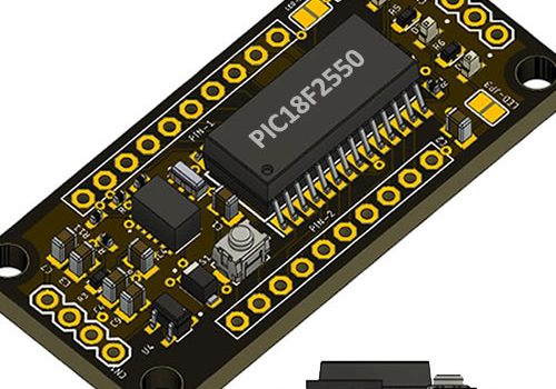 14CORE Microchip PIC18F2550 8Bit Minimal Development Board Microcontroller w/d USB Pin